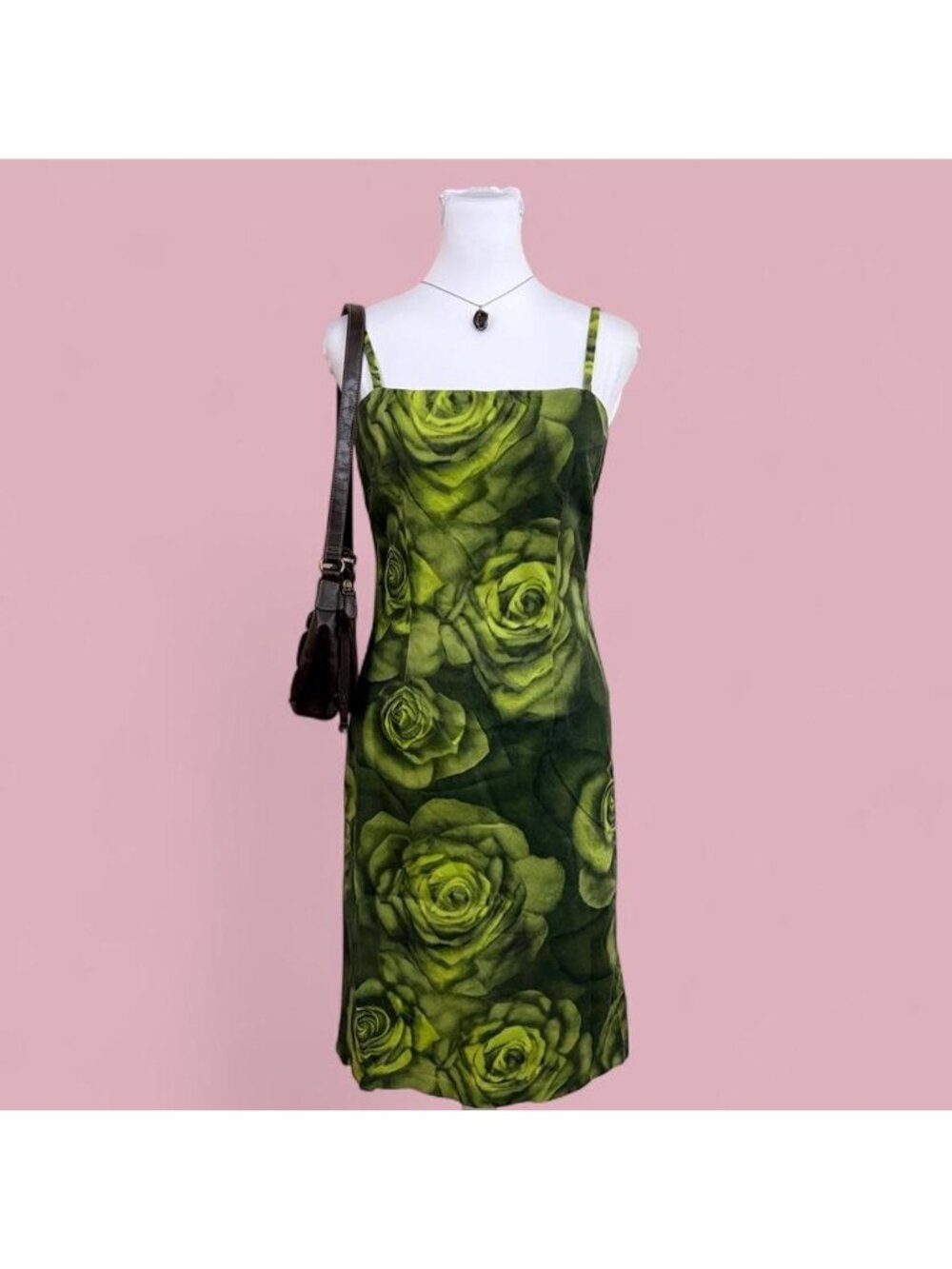 90s floral boho grunge dress